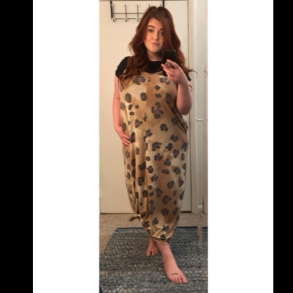 Cheetah Print Maxi Dress